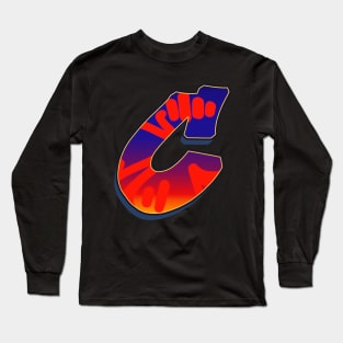 Letter C - Night Sky Long Sleeve T-Shirt